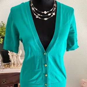 NWT Banana Republic Cardigan Short Sleeve SweaterSize M